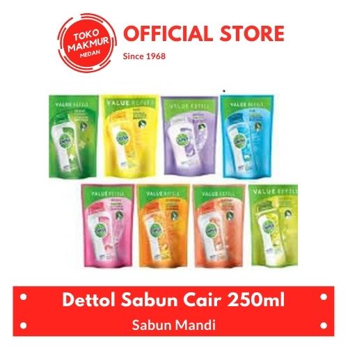 DETTOL BODY WASH REFILL 250ML