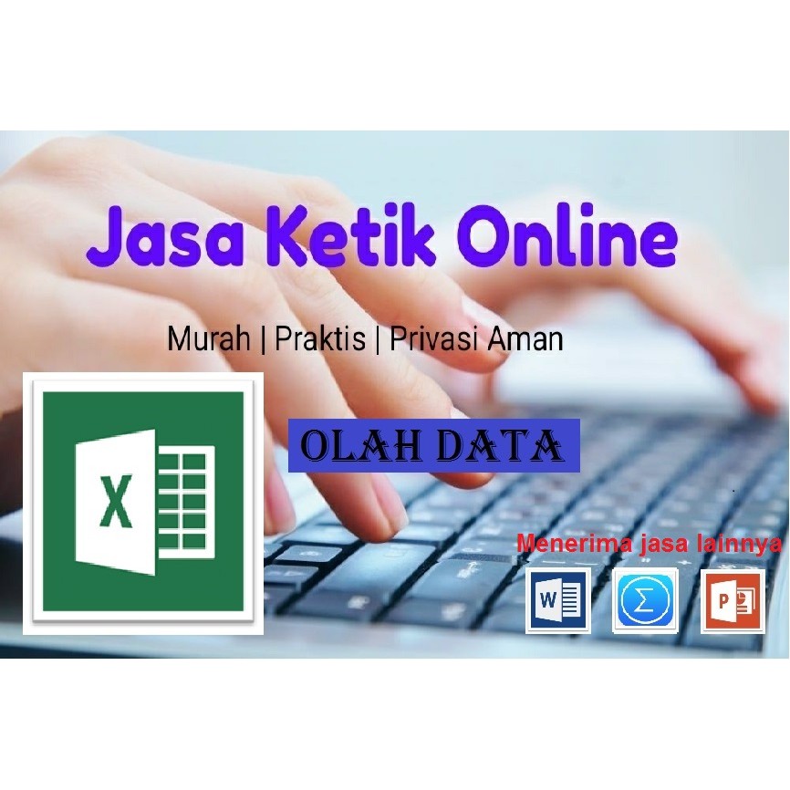 

Jasa Ketik atau Olah Data Excel