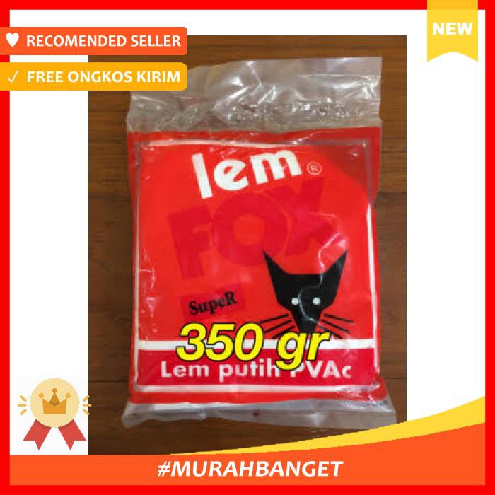 

Lem Fox Merah 350 Gram / 350Gram Glue Bahan Slime Murah Grosir - Pengikat & Perekat - Lem Kertas