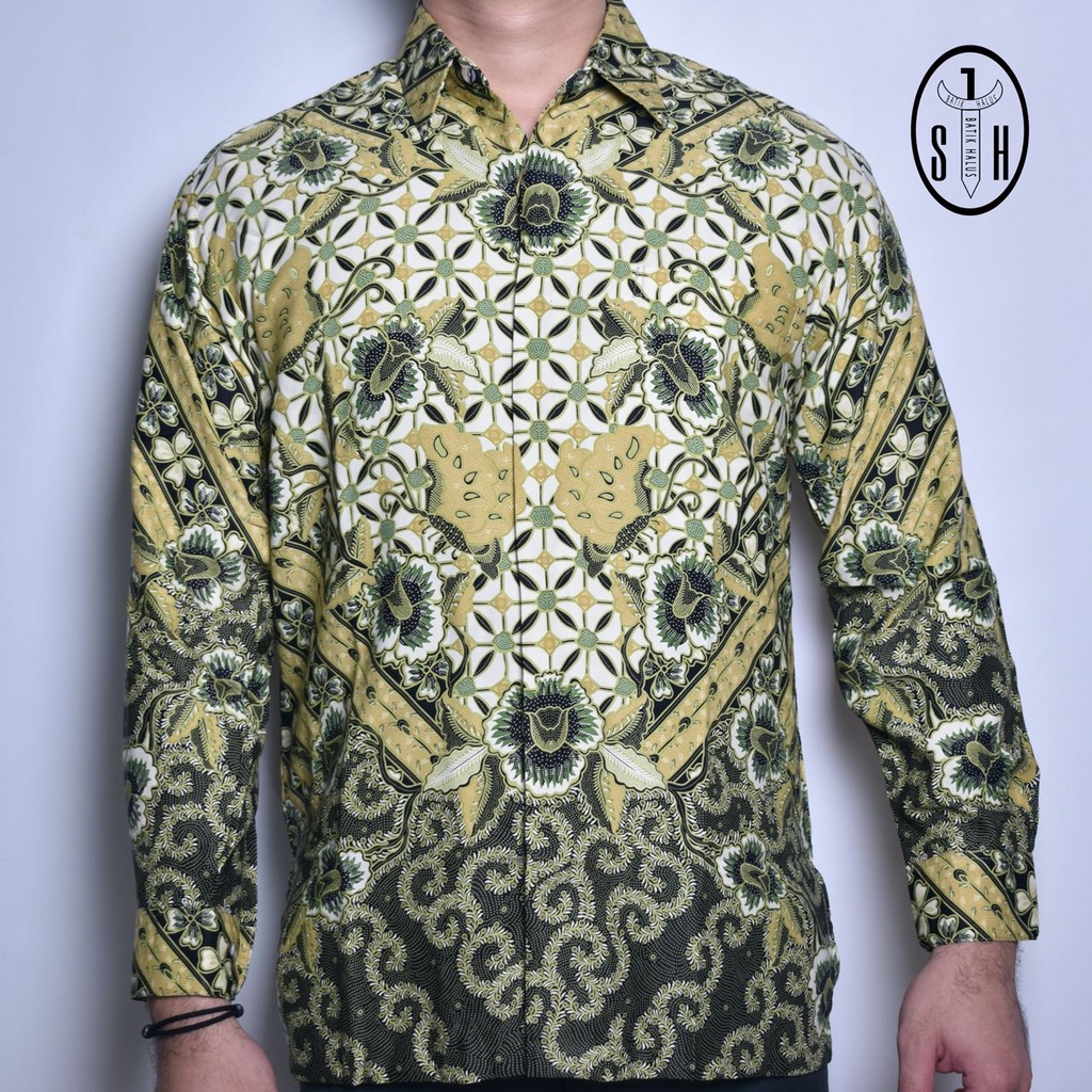 SULTAN HADI / BAJU BATIK / BATIK LENGAN PANJANG / MODEL BAJU BATIK TERBARU / KEMEJA BATIK / ATASAN PRIA / BATIK MEWAH / BAJU BATIK SILKY LT P9