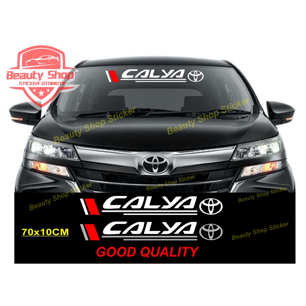 sticker stiker mobil toyota calya cutting stiker calya kaca mobil