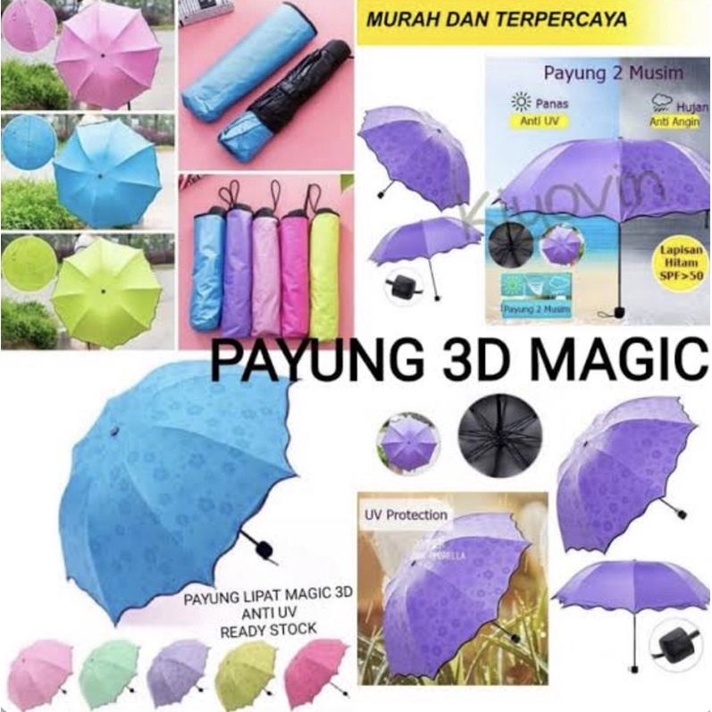 Payung 3D payung lipat Umbrella YS - 01