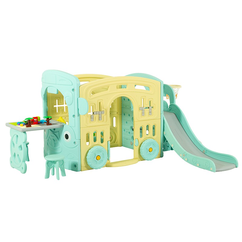 Mainan Free Lego Playhouse Anak Rumah rumahan Indoor Playground Plastik Portable Outdoor KidToys SNI