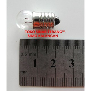 Lampu DOP SENTER DRAT DC I Lampu Bulb Bohlam Kecil untuk Praktek Anak