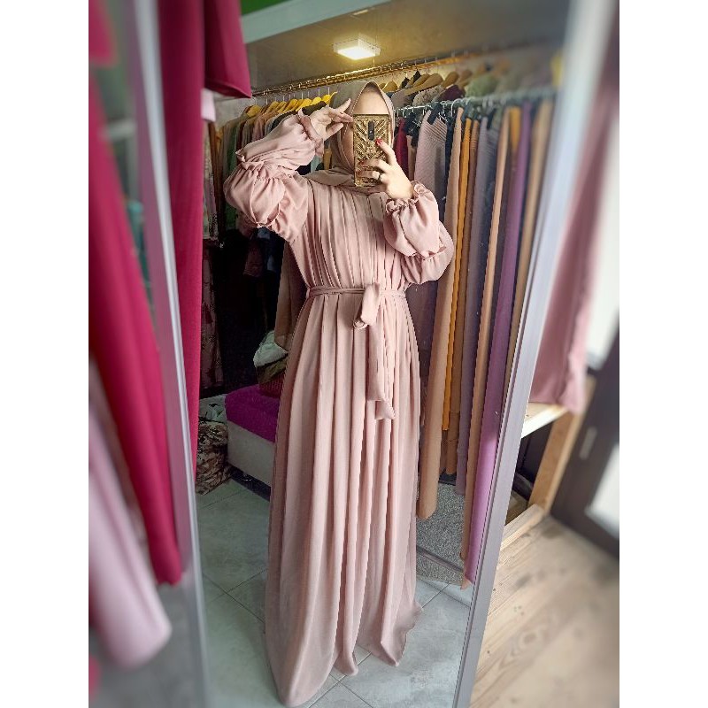 DELISHA DRESS / DRESS CERUTY BABY DOLL ARMANY / GAMIS CERUTY MURAH / GAMIS MEWAH / GAMIS KONDANGAN /