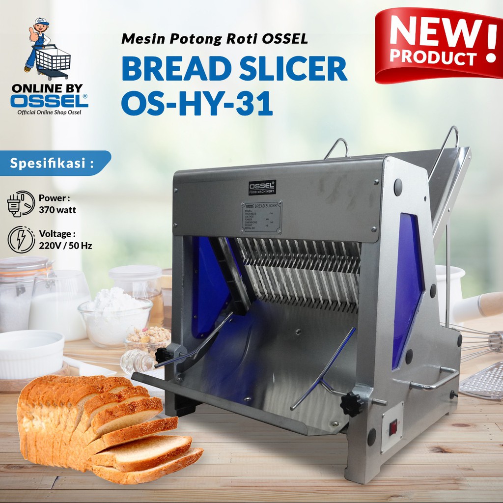Bread Slicer Mesin Pemotong Roti Mesin Iris Roti OSSEL