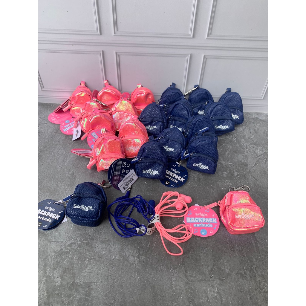 SMIGGLE EARBUDS BENTUK BACKPACK - EARPHONE SMIGGLE