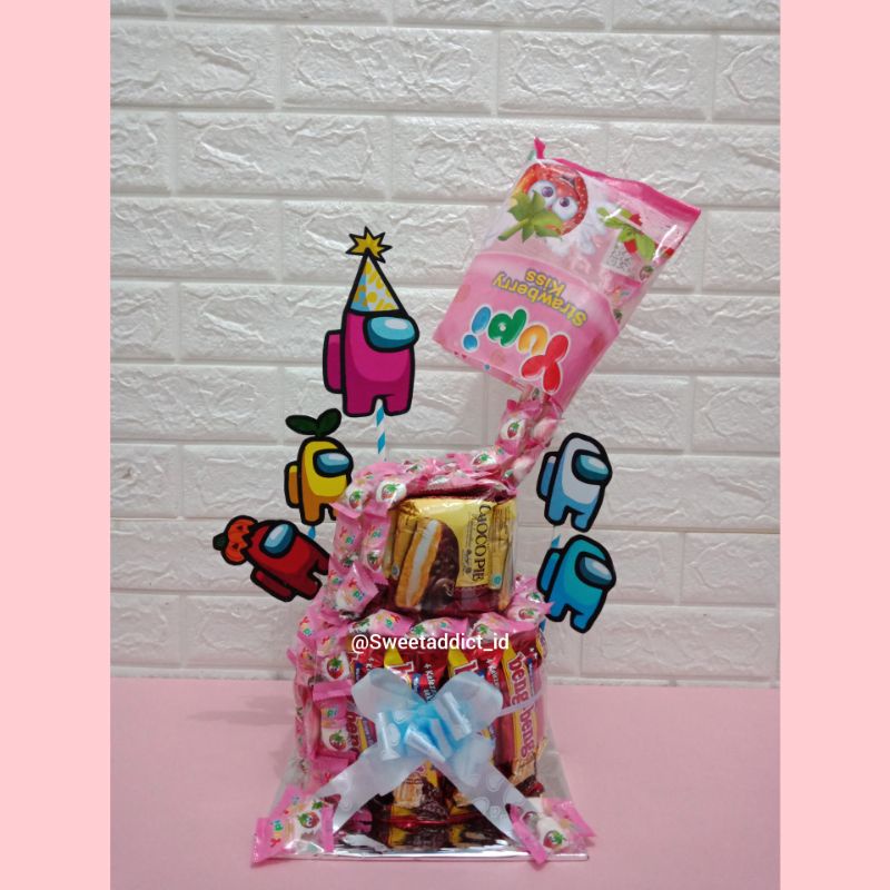 

(BISA UNTUK HARI H) snack cake / snack tower / snack ulang tahun / snackcakes / snack tingkat / kue ulang tahun / snack