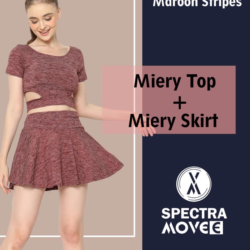 Menarik.. Baju senam MIERY rok senam baju senam murah baju olahraga celana rok wanita rok zumba gros