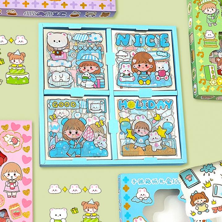 

Serba Murah DZDFU 100 Lembar Stiker Motif Kartun Korea Lucu Anti Air Dekorasi DIY Handbook Scrapbook 95 Diskon