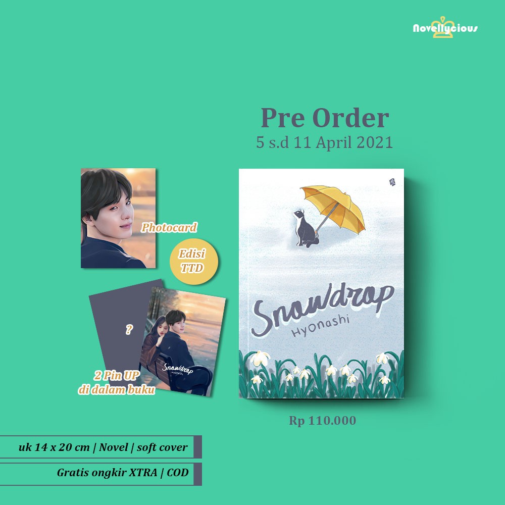 PRE ORDER NOVEL SNOWDROP | novellycious