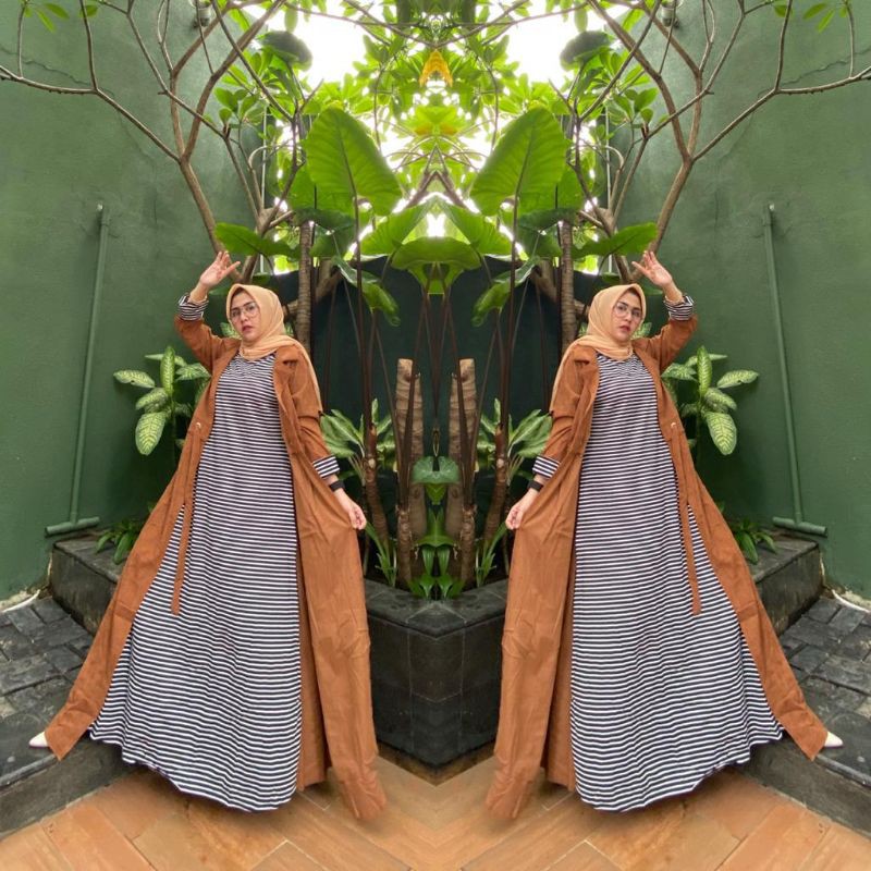 Gamis Rompi salur Cucuk