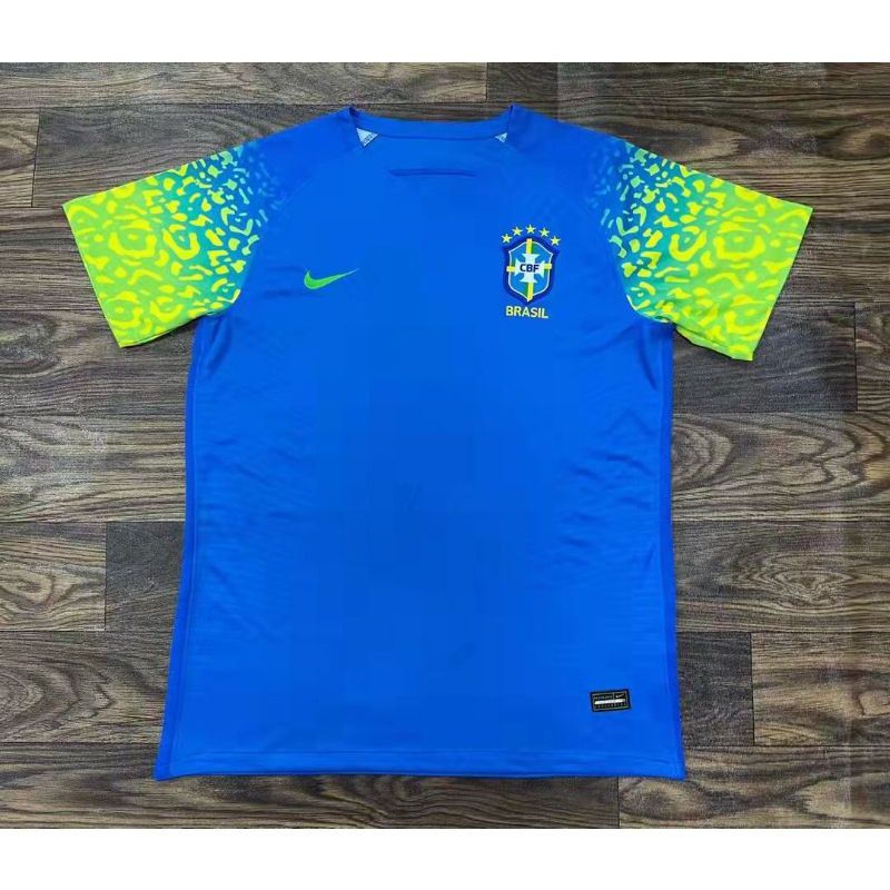 Jual Jersey Bola Piala Dunia Brazil Away 2022 Grade Ori Official BRAZIL ...