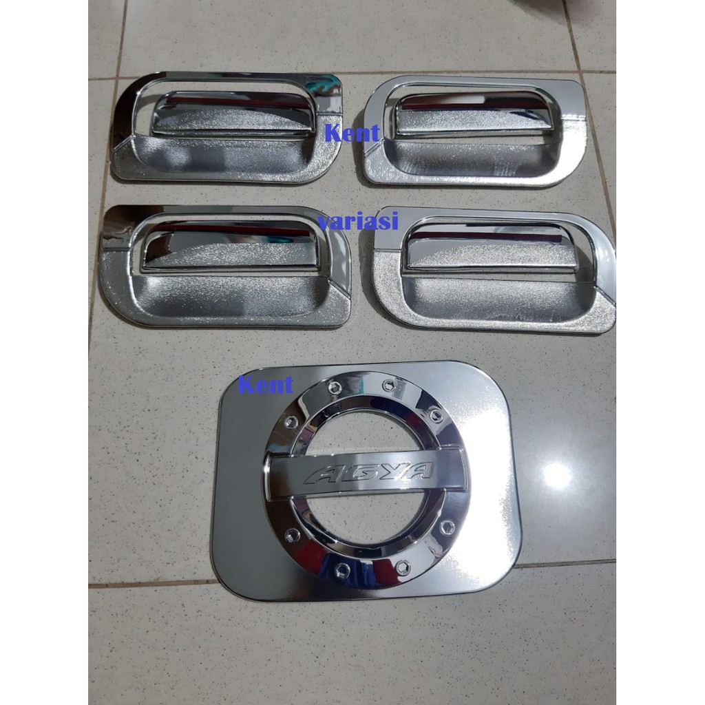 Paket Cover Handle+Outer +Tank Cover Chrome Agya