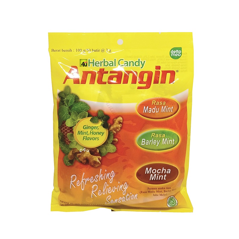 

Antangin Herbal Mint Candy - Isi 3 varian Rasa - ZAK isi 50 butir