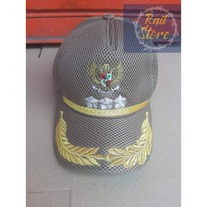 Topi Jaring Lurah / Camat Melati Bordir