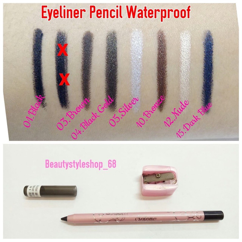 Solone Rose Garden Waterproof Eyepencil