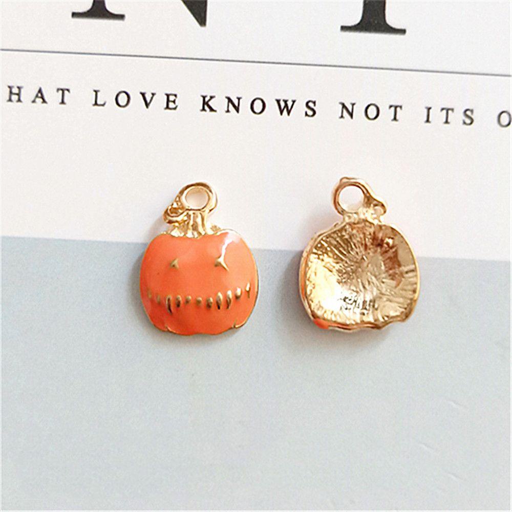 Preva 10 Pcs Enamel Charms Membuat Perhiasan Lonceng DIY Kalung Halloween Charms Natal Kaus Kaki