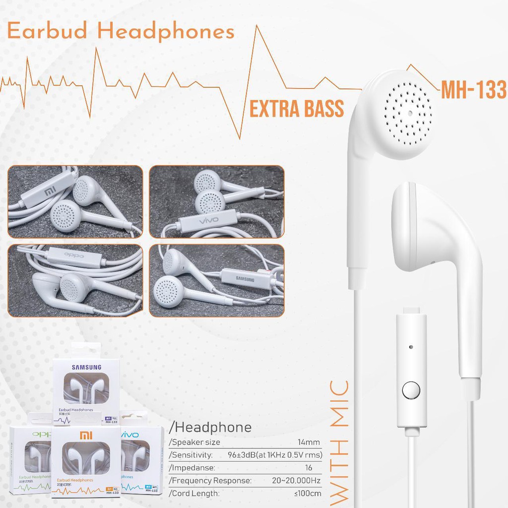 Headset - Handsfree HF Ori 99% MH-133