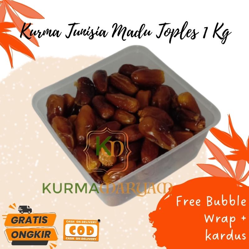 

Kurma Tunisia Madu Toples 1 Kg Tuneese Bukan Palm Fruit || Kurma Tunisia Non Tangkai || Tunisia || Kurma Madu || Oleh Oleh Haji Dan Umroh