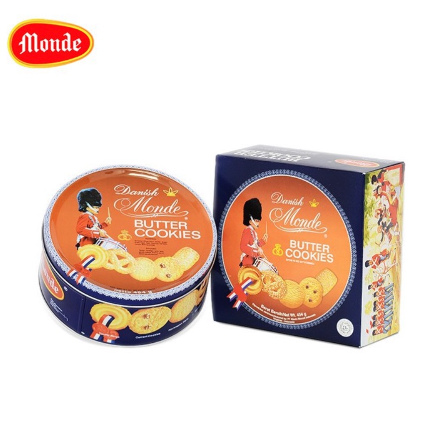 

Snack Monde Butter Cookies Biskuit Kaleng - 454 gr