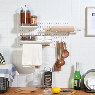 DIY Peg Hole Board Household Kitchen Storage / Rak Gantung Peralatan