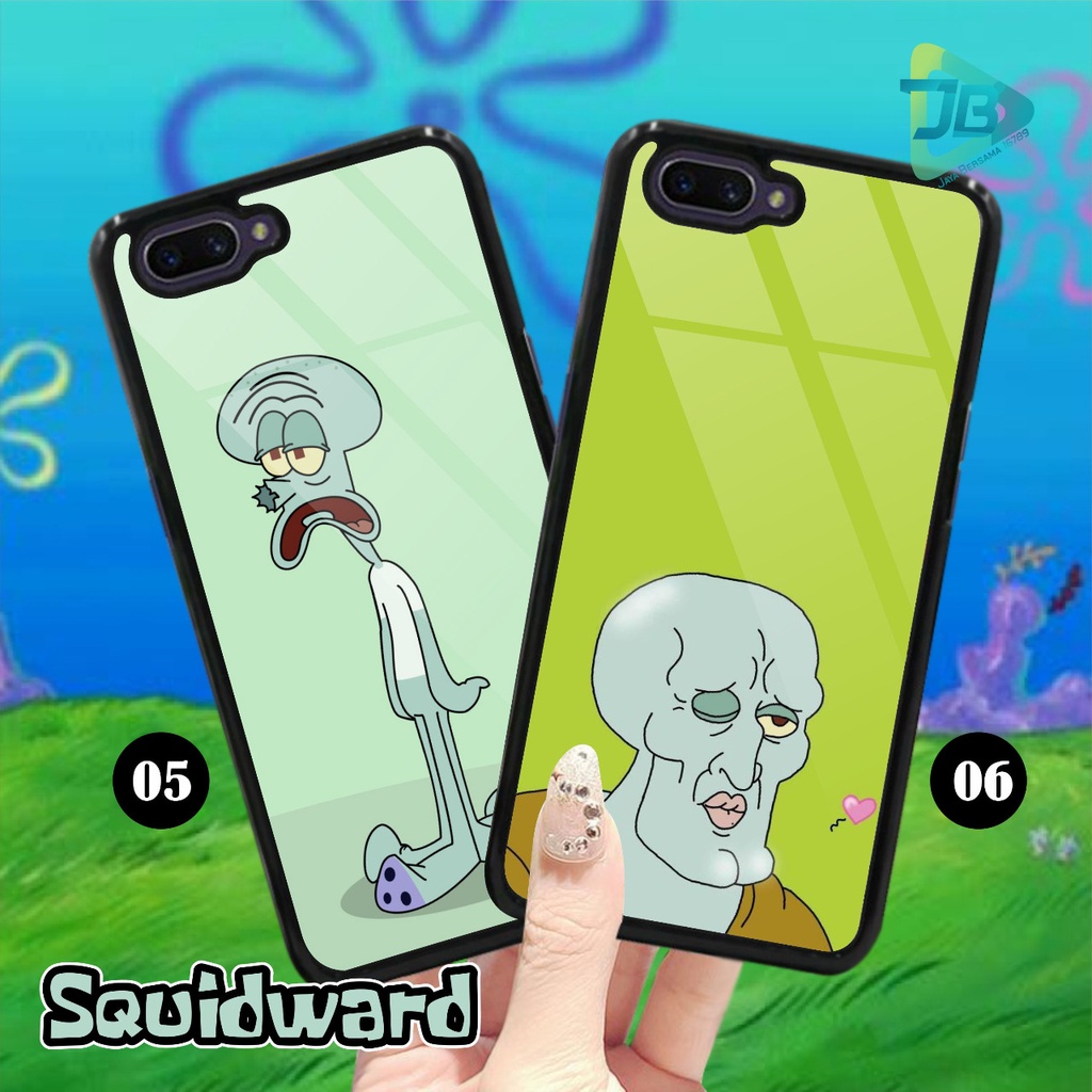 HARDCASE 2D GLOSSY SQUIDWARD OPPO VIVO XIAOMI SAMSUNG REALME IPHONE ALL TYPE JB4697