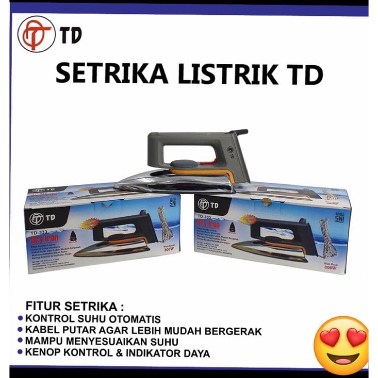 SETRIKA LISTRIK STAINLESS