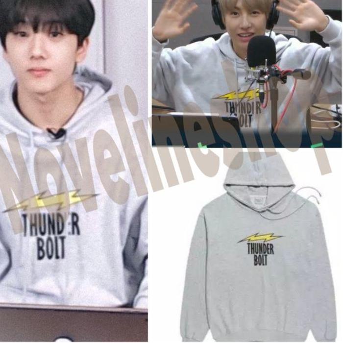 ➶ HOODIE SWEATER KPOP NCT JISUNG RENJUN THUNDER BOLT ➢