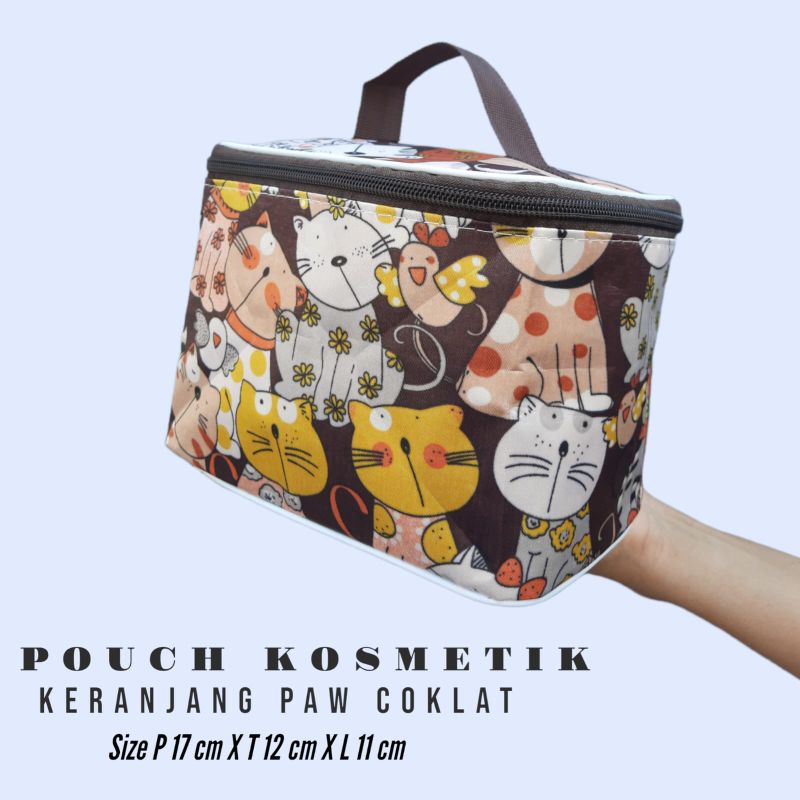 POUCH KOSMETIK MODEL KERANJANG