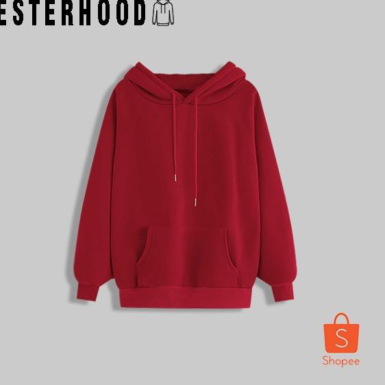 ✪ HOODIE POLOS PRIA WANITA BAHAN BABYTERRY ☇