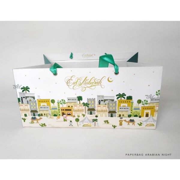 

(TERLARIS) PAPERBAG ARABIAN NIGHT tema lebaran idul fitri 33 x 24 x 15 cm