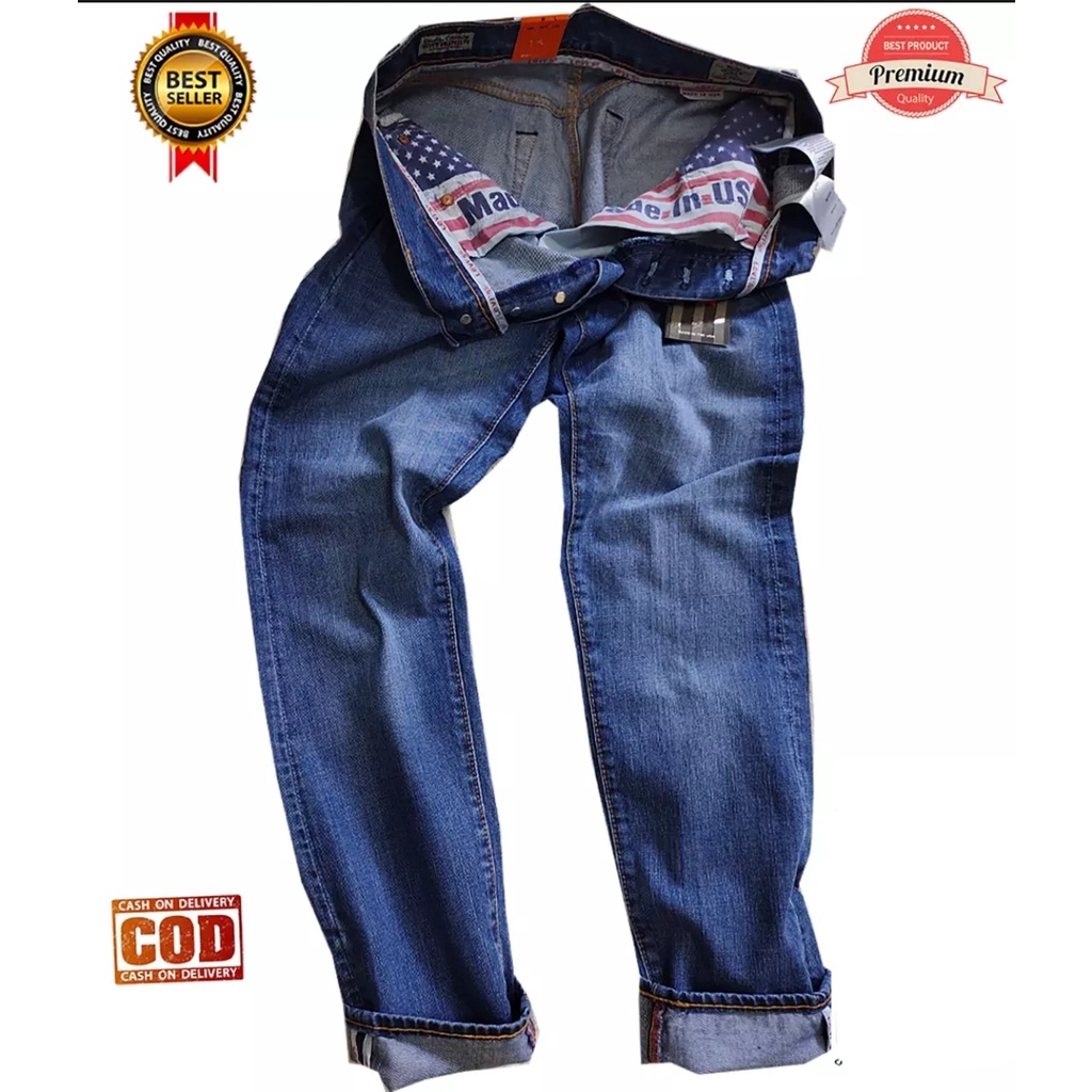 Celana jeans pria levis 501 USA Celana levis pria kualitas impor
