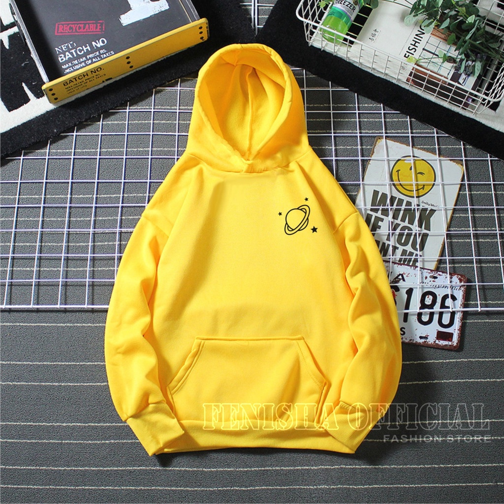 FenishaStore Sweater Hoodie Wanita Planet MARS Size M-L-XL-XXL Bisa Bayar Ditempat COD