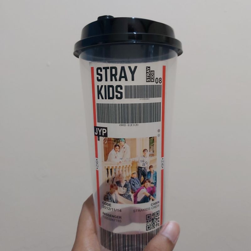 [WAJIB CO KARDUS &amp; BUBLEWRAP] Reusable Cup Barcode Kpop (READYSTOK )