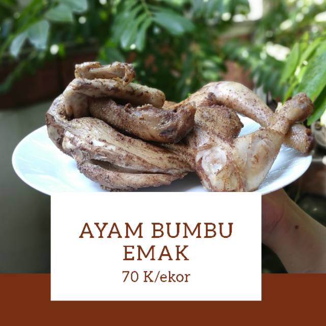 

[FROZEN FOOD] Ayam Bumbu Emak ( Ready To Cook) 1 ekor