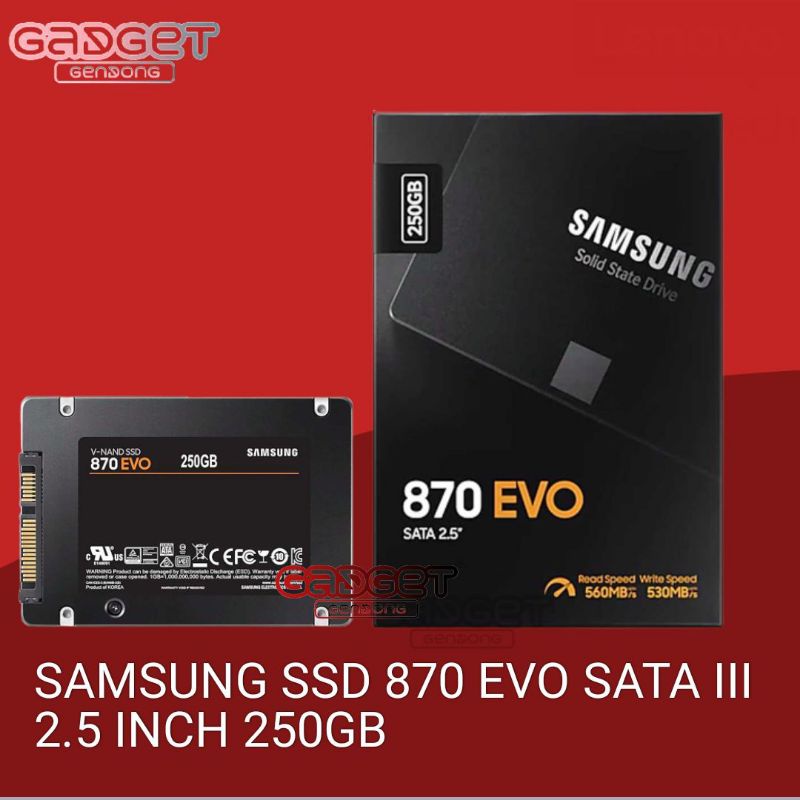 Samsung SSD 870 EVO Sata III 2.5&quot; Internal SSD