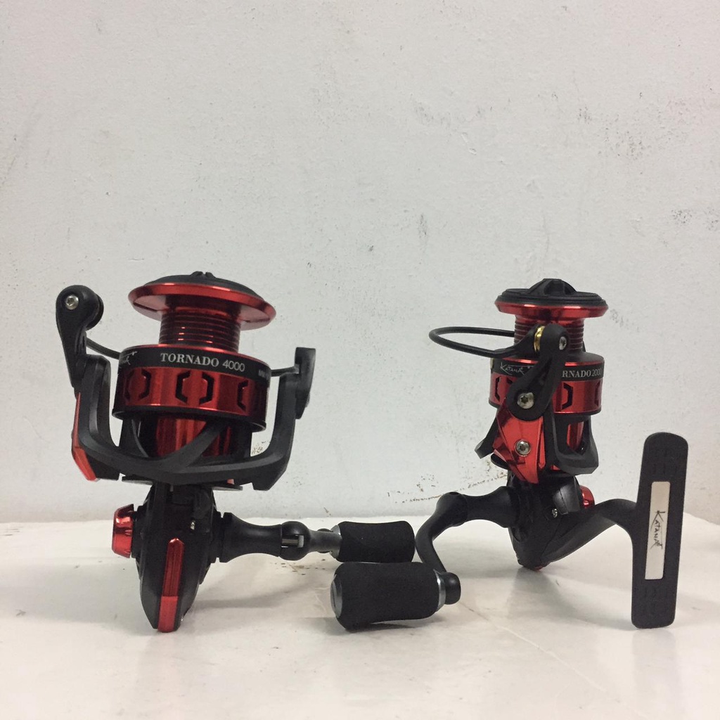 Reel Pancing Katana Tornado 2000 - 4000 HIGH GEAR SPEED,STAINLESS STEEL BEARING) Termurah