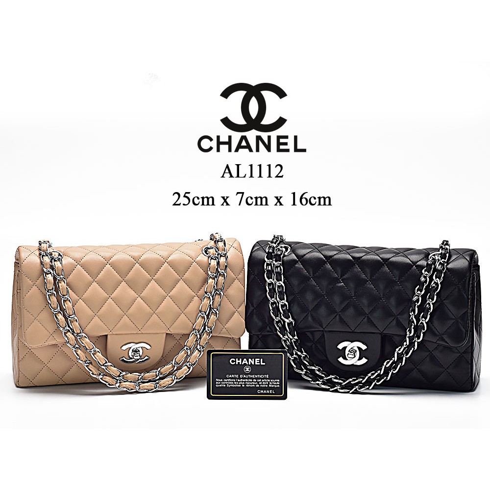 Tas Chanel Classic 25 Lambskin SHW  Semi Premium AL1112