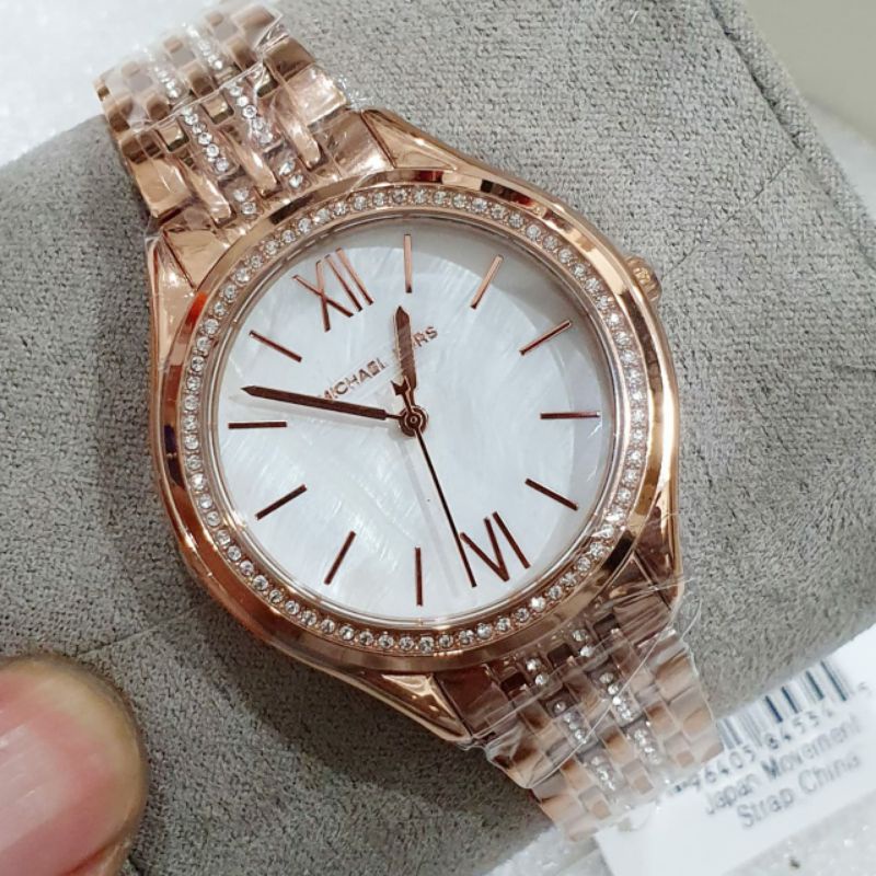 JAM TANGAN PRIA WANITA | RANTAI | KULIT | KARET | MURAH | WANITA  MICHAEL KORS TIPE MK 7076 ORI
