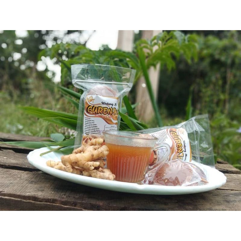

wedang jahe seger / gurenja (gula aren jahe)