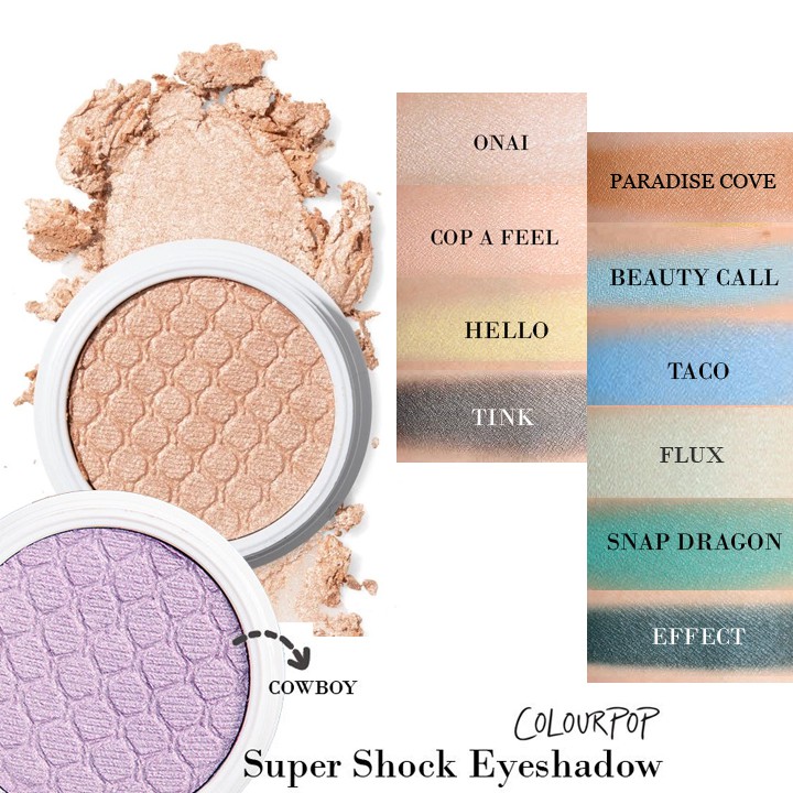 SALE SISA 4 COLOURPOP EYESHADOW SUPER SHOCK PRESSED PIGMENT