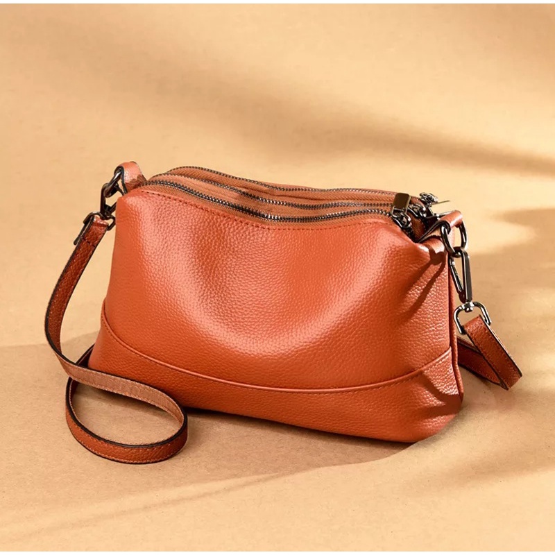 ALINESIA RIISA - Mini Tas Selempang Wanita 3 Ruang Polos Simpel | Sling Bag Remaja Terbaru | Tas Pes