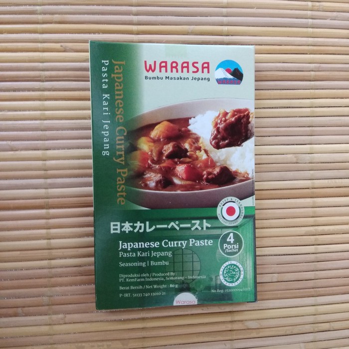 

Langsung Order Warasa Japanese Curry Paste (Pasta Kari Jepang) 50gr. Berkualitas