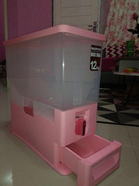Rice Box Maspion 12kg Wadah Beras Tempat Beras
