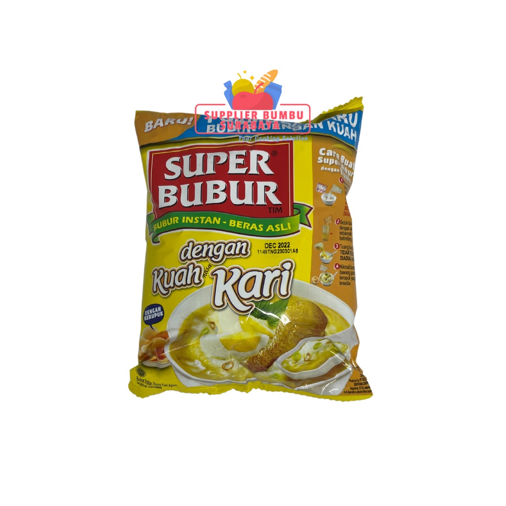 Super Bubur Ayam Abon Sapi Kuah Soto Kari 45g