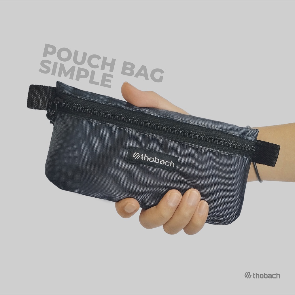 THOBACH-POUCH BAG HAND SIMPLE 2 DOMPET PRIA WANITA MULTIFUNGSI