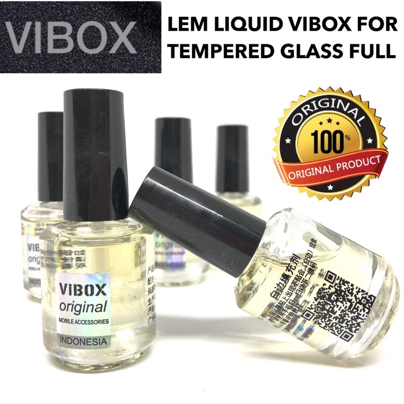 ORIGINAL VIBOX LIQUID LEM TG CAIR UNTUK TEMPERED GLASS FULL YG BERANGIN