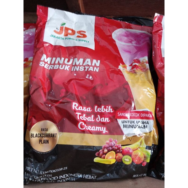 

Minuman Serbuk Instan JPS BlackCurrent, Grape, Lychee, Melon, Vanilla Original, BubbleGum (PLAIN) 1000g