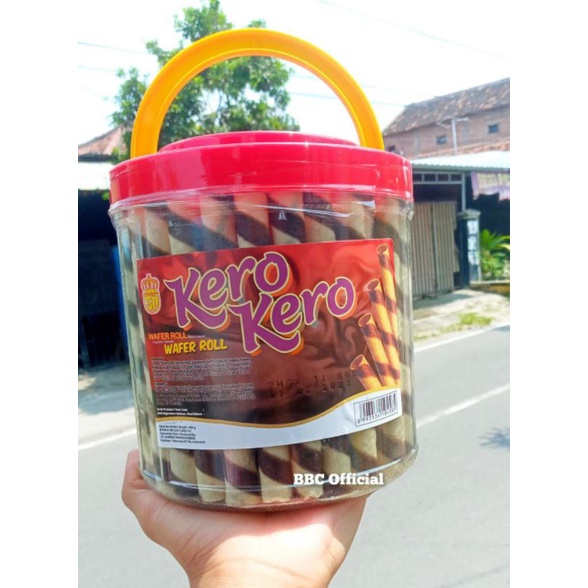 

Kero Kero Wafer Roll Rasa Coklat 1 Toples